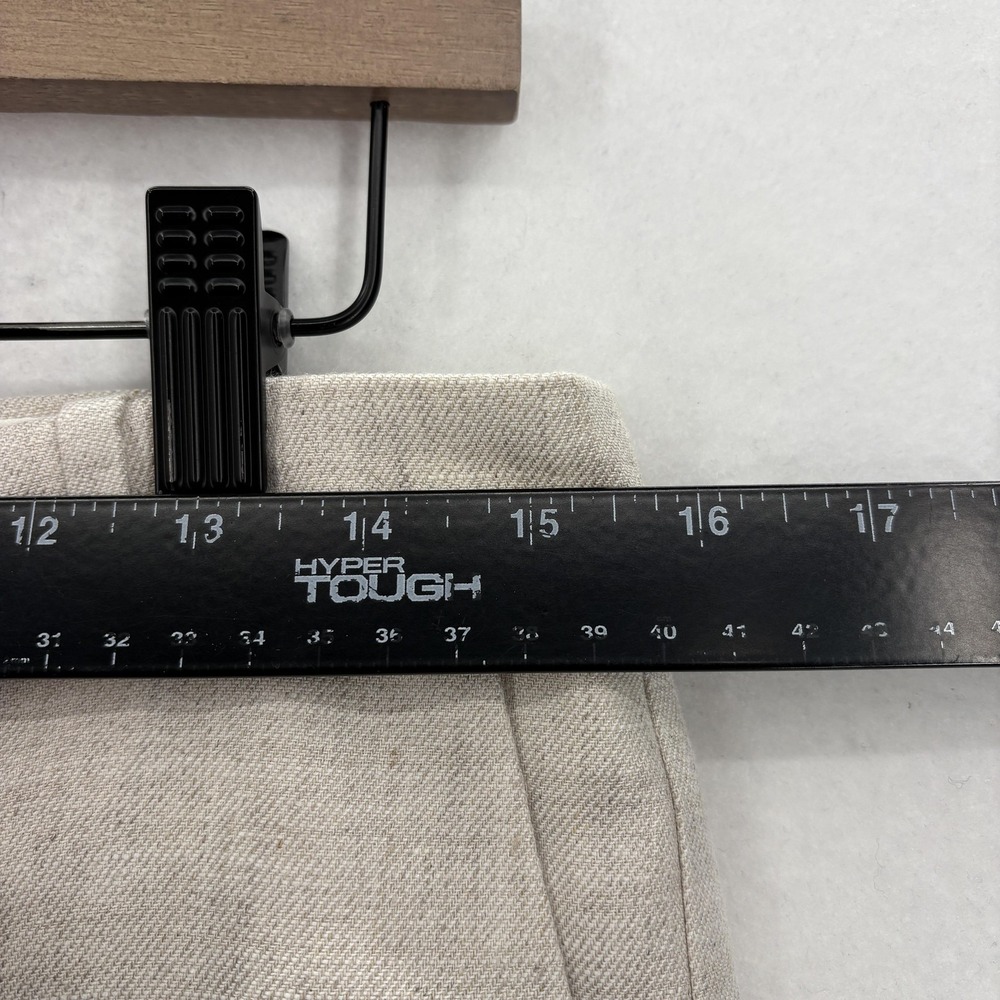 J Crew Kaya Linen Blend Dress Pants Womens 4 Beige Straight Lined Work Career - Picture 8 of 15